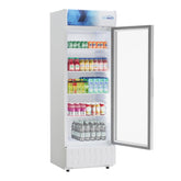24 in. One-Door Commercial Merchandiser Refrigerator in White,12 cu. ft. (KM-MDR-1GD-12CWH)
